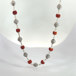 Om Large Beads Rudraksha Mala