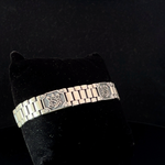 Silver Man's Ganesha Belt Bracelet