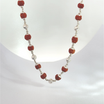 Polish Beads Rudraksha Mala