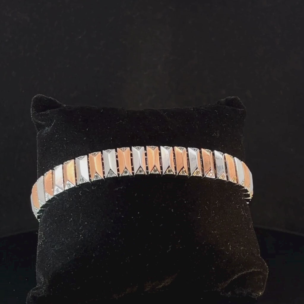 Silver Man's Bim Casting Bracelet