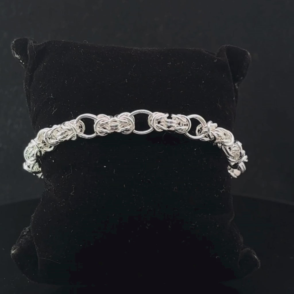 Silver Man's Indo Bracelet
