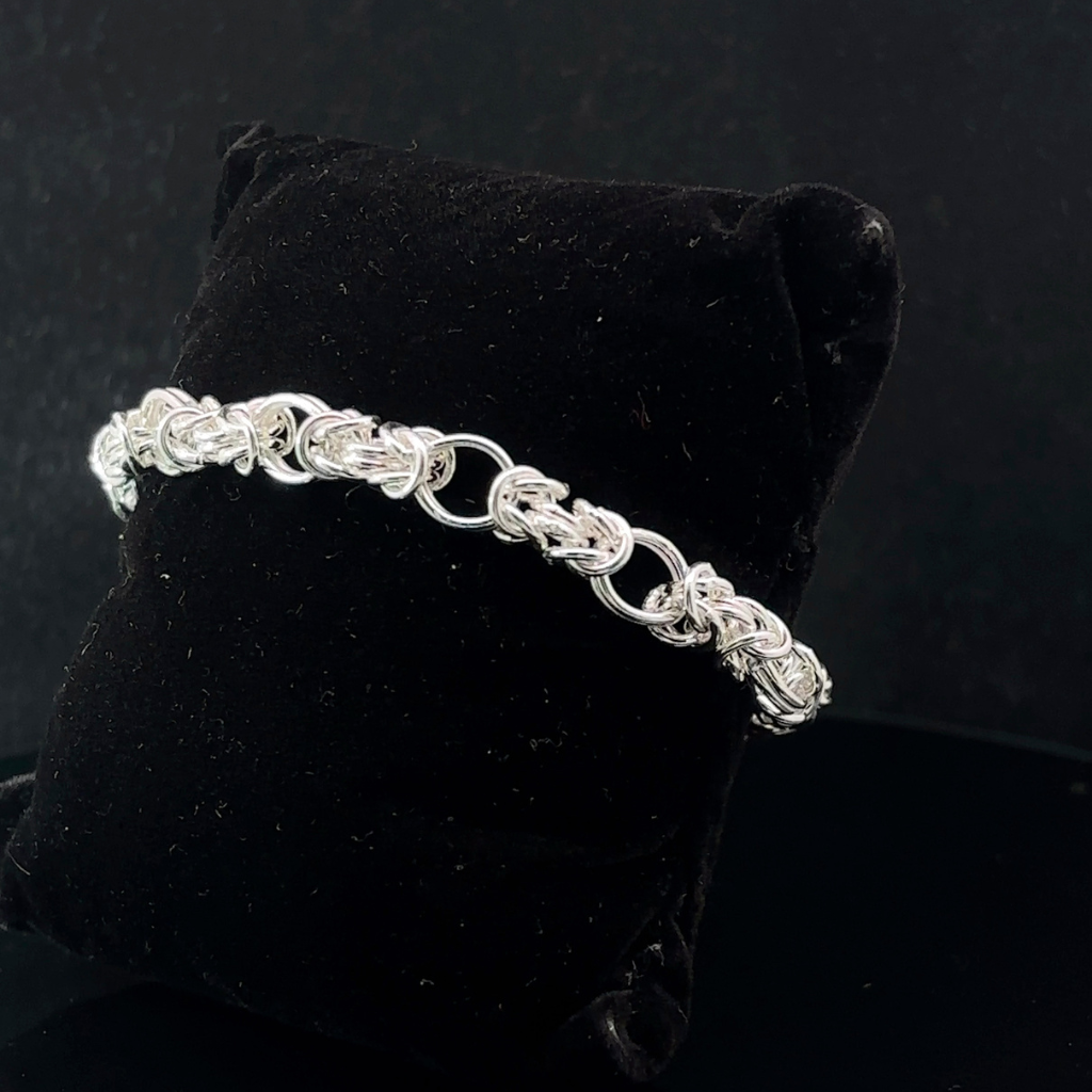 Silver Man's Indo Bracelet