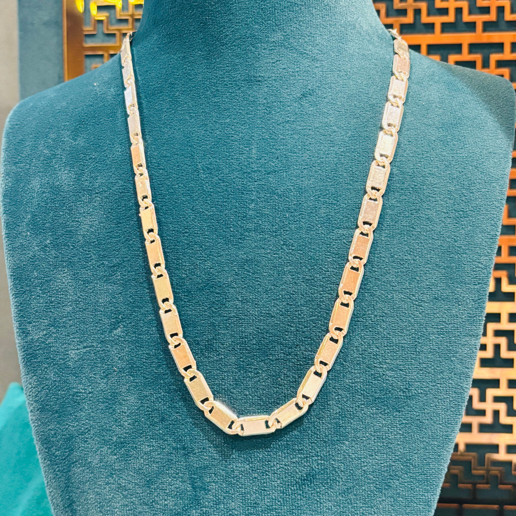 Silver Man's Nawabi Chain