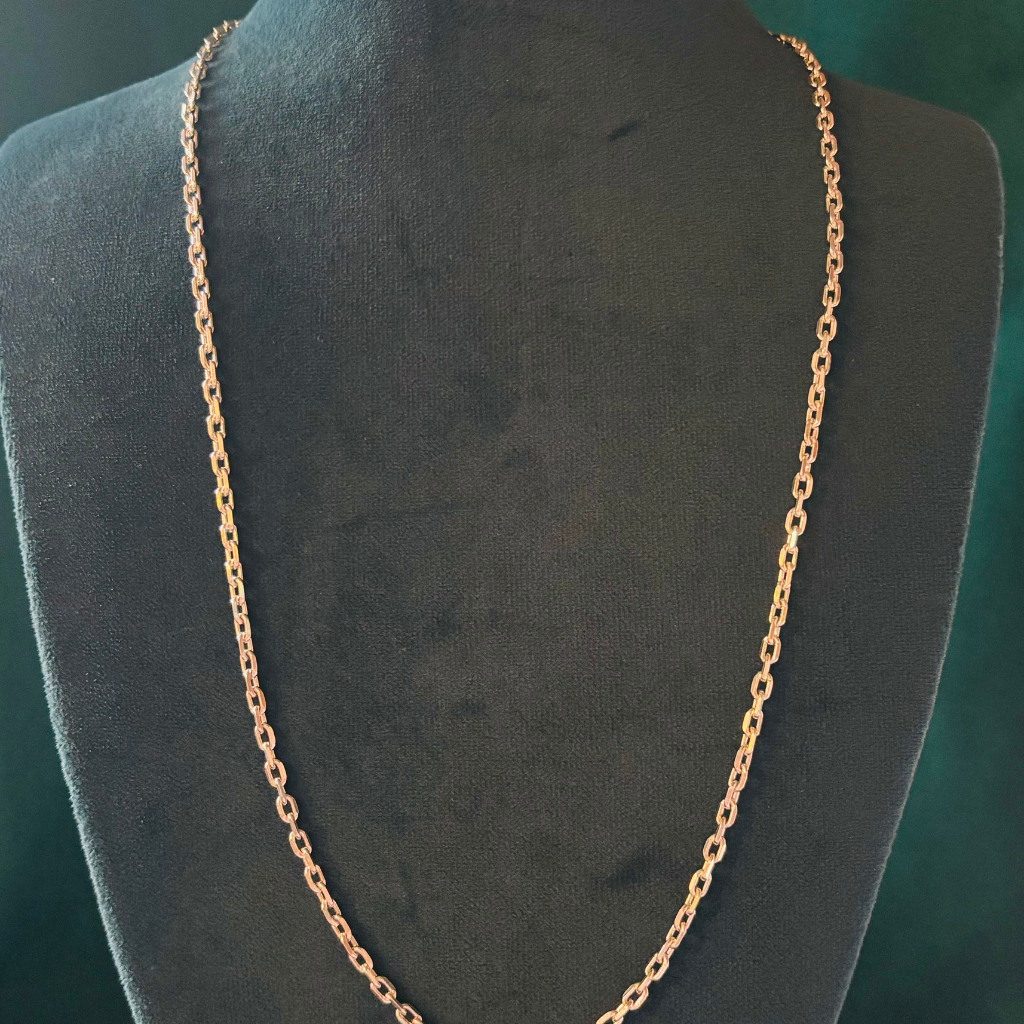 Silver Man's Link Chain