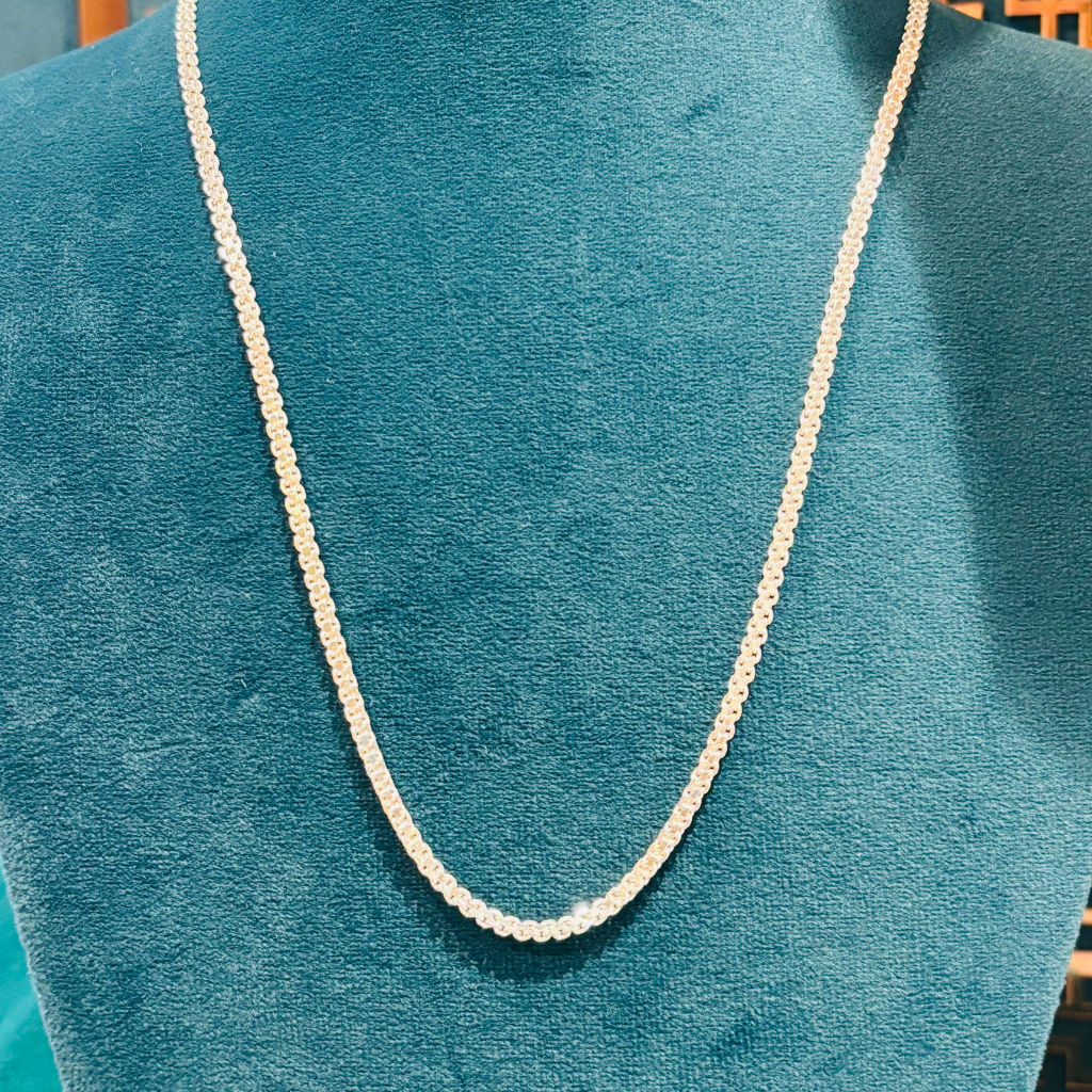 Silver Man's Bellet Chain