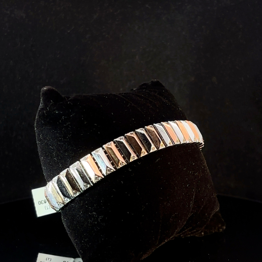 Silver Man's Bim Casting Bracelet