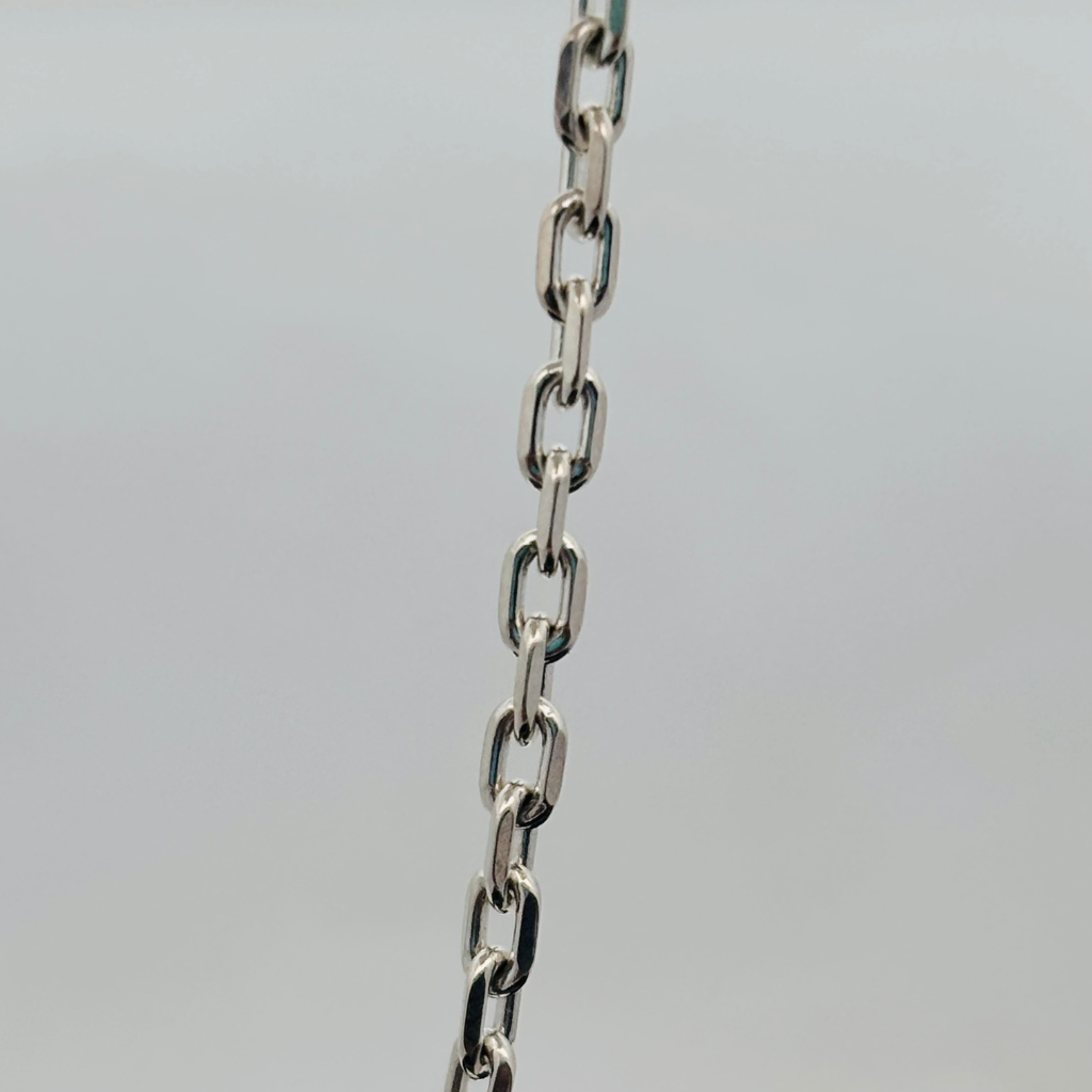 Silver Man's Link Chain