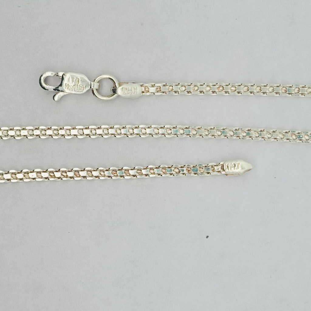 Silver Man's Bellet Chain