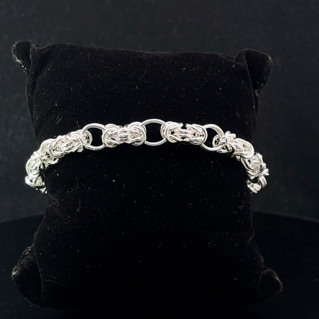 Silver Man's Indo Bracelet